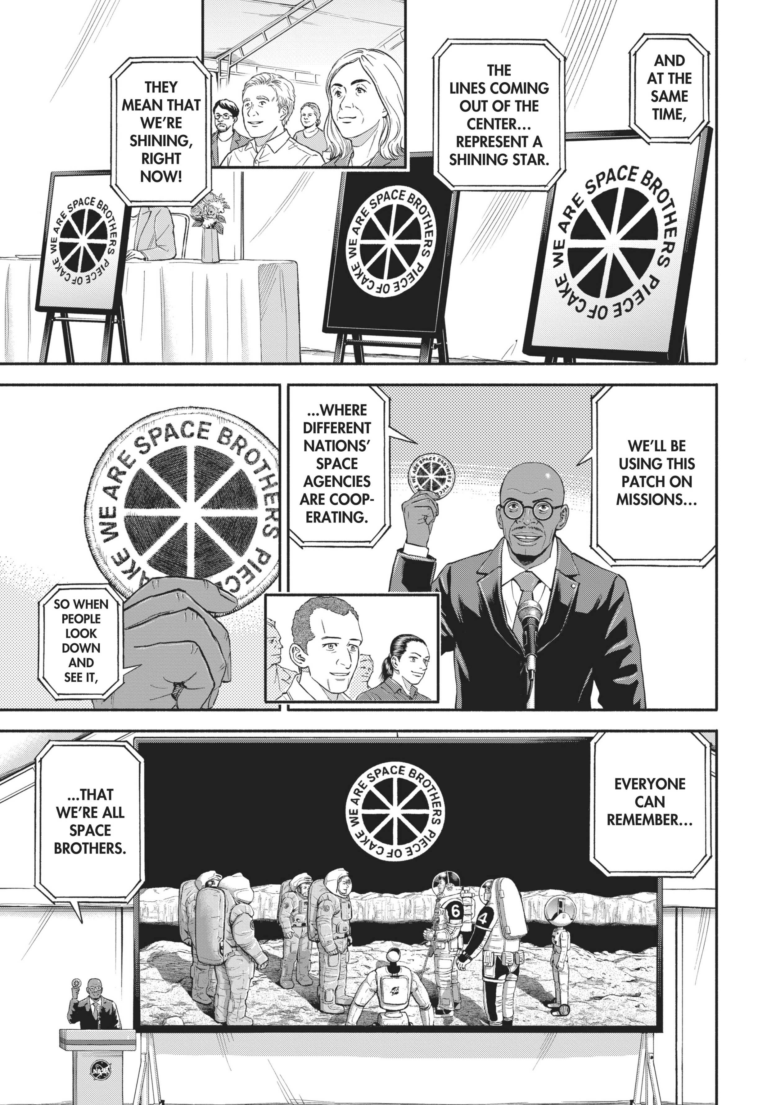 Read Uchuu Kyoudai - Digital Colored Comics chapter 382 image 12 on Lezhin