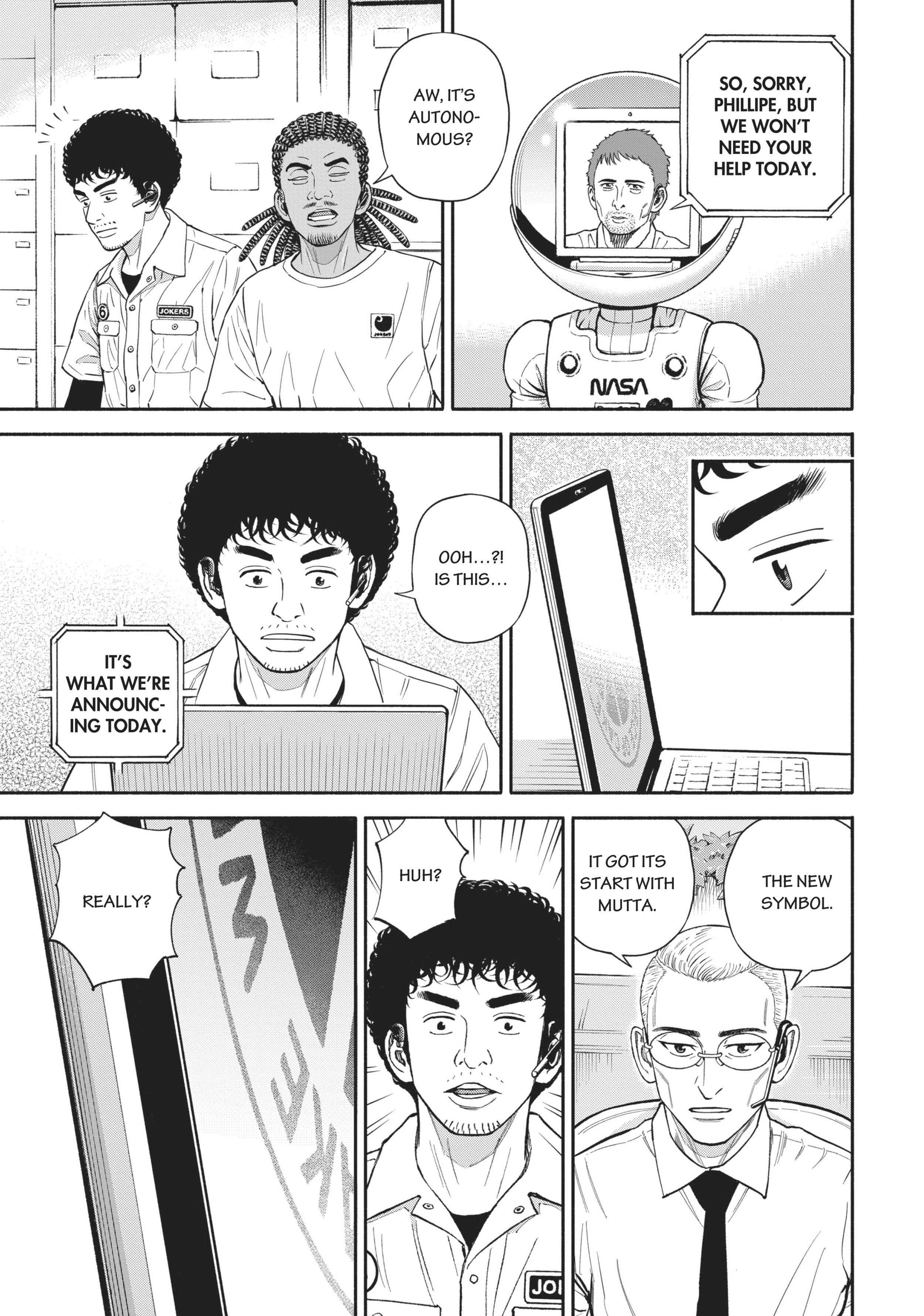 Read Uchuu Kyoudai - Digital Colored Comics chapter 382 image 4 on Lezhin
