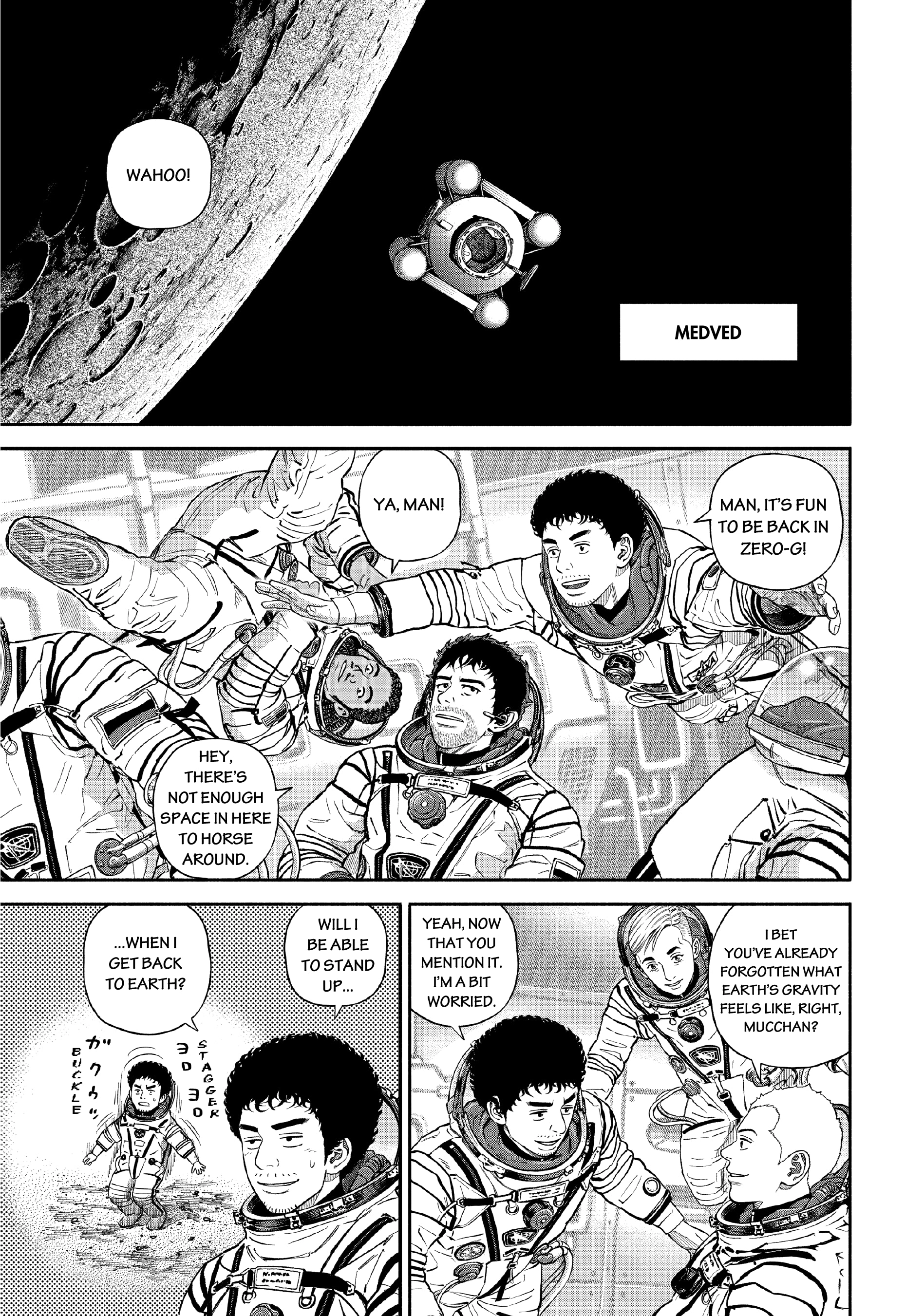Read Uchuu Kyoudai - Digital Colored Comics chapter 394 image 10 on Lezhin