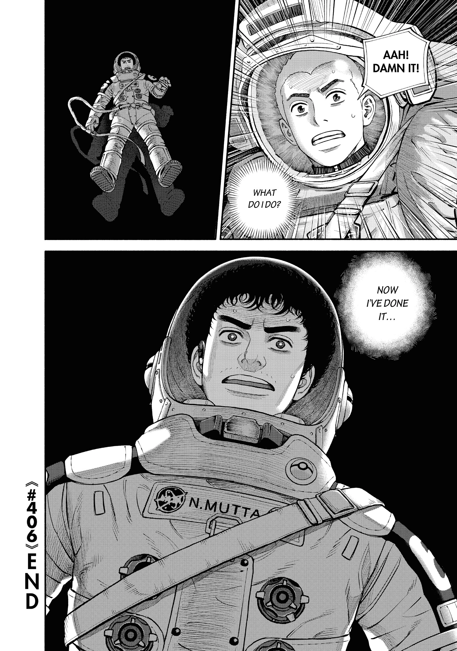 Read Uchuu Kyoudai - Digital Colored Comics chapter 406 image 18 on Lezhin