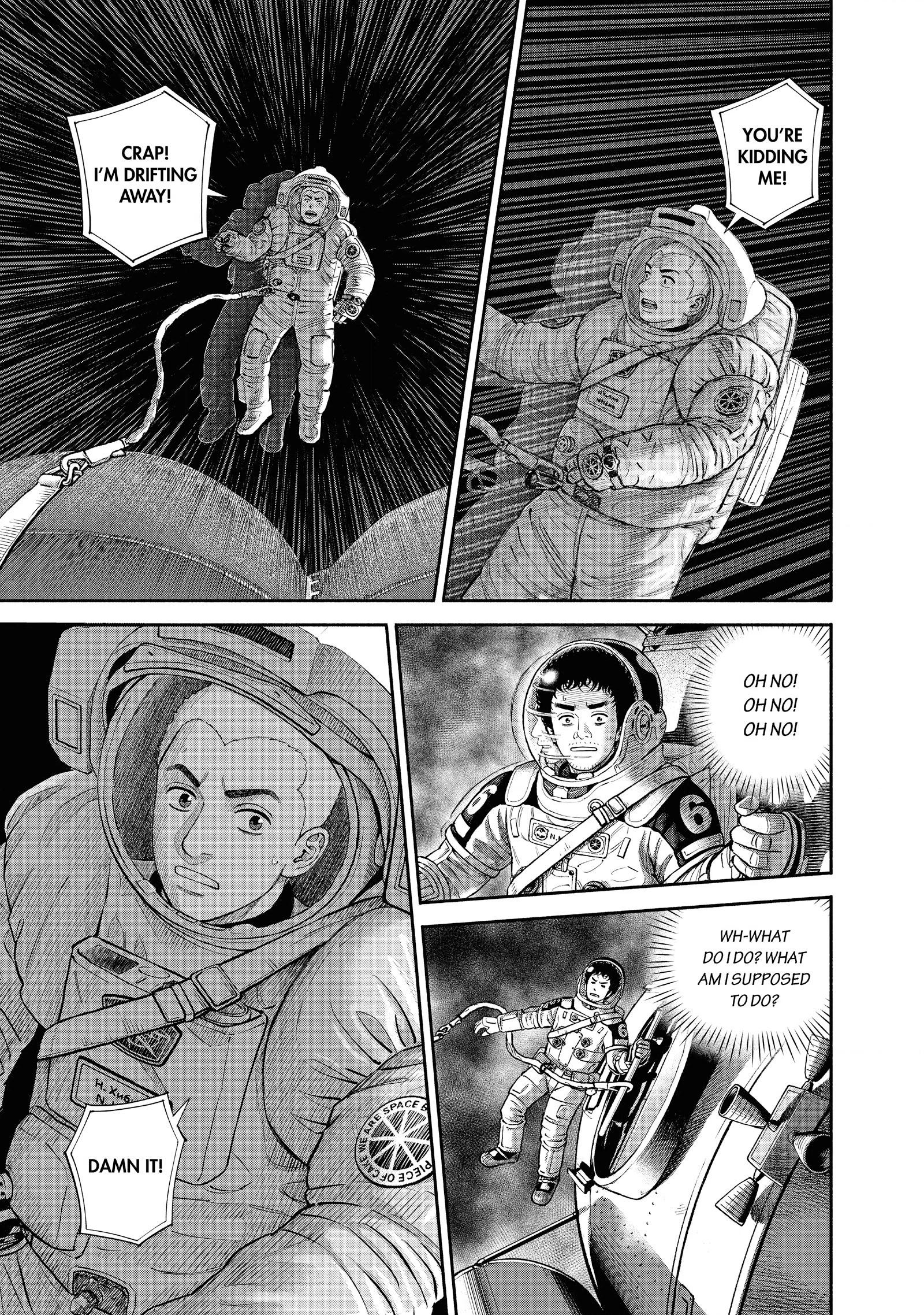 Read Uchuu Kyoudai - Digital Colored Comics chapter 406 image 7 on Lezhin