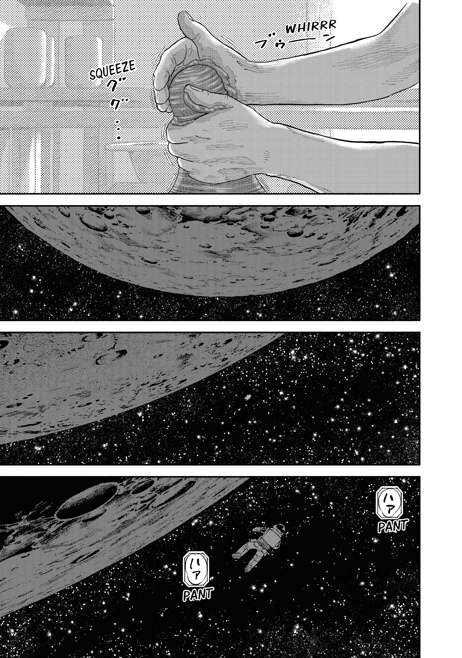 Read Uchuu Kyoudai - Digital Colored Comics chapter 411 image 12 on Lezhin