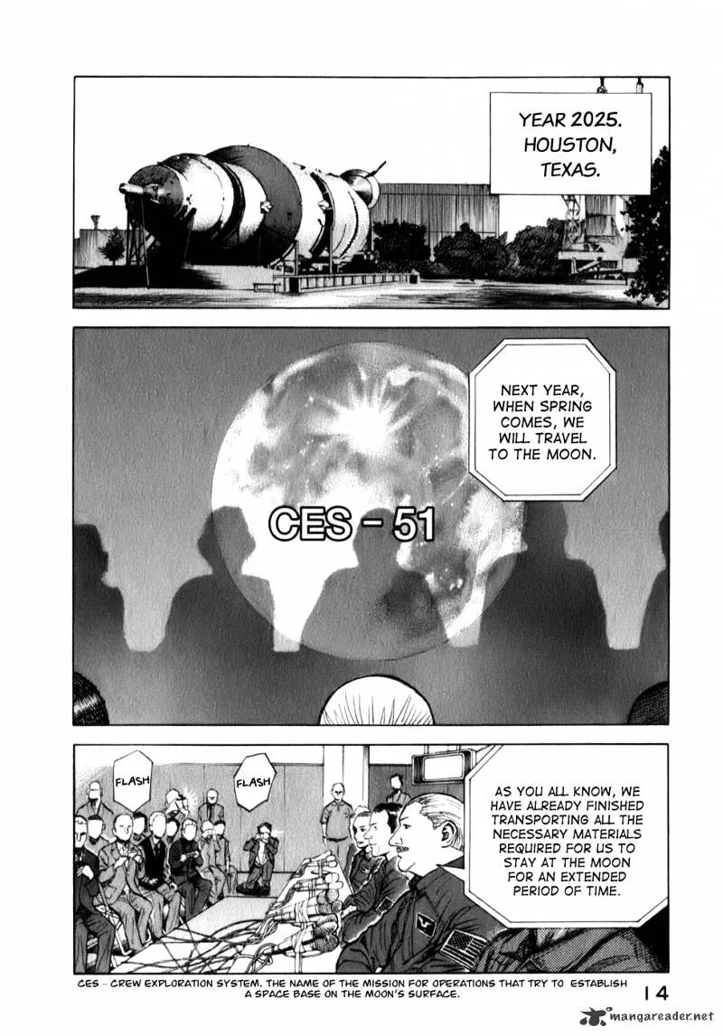 Read Uchuu Kyoudai chapter 1 image 18 on Lezhin