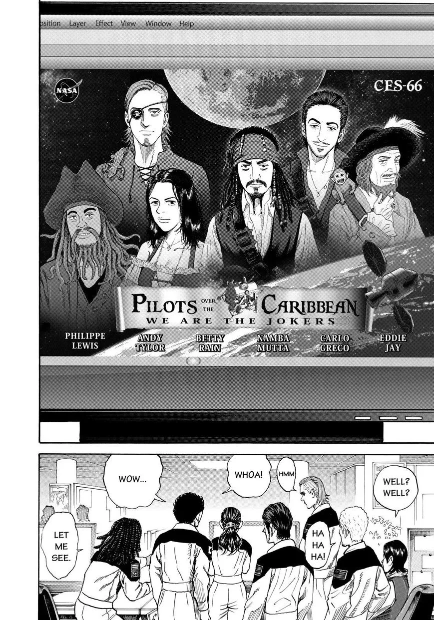Read Uchuu Kyoudai chapter 216 image 17 on Lezhin