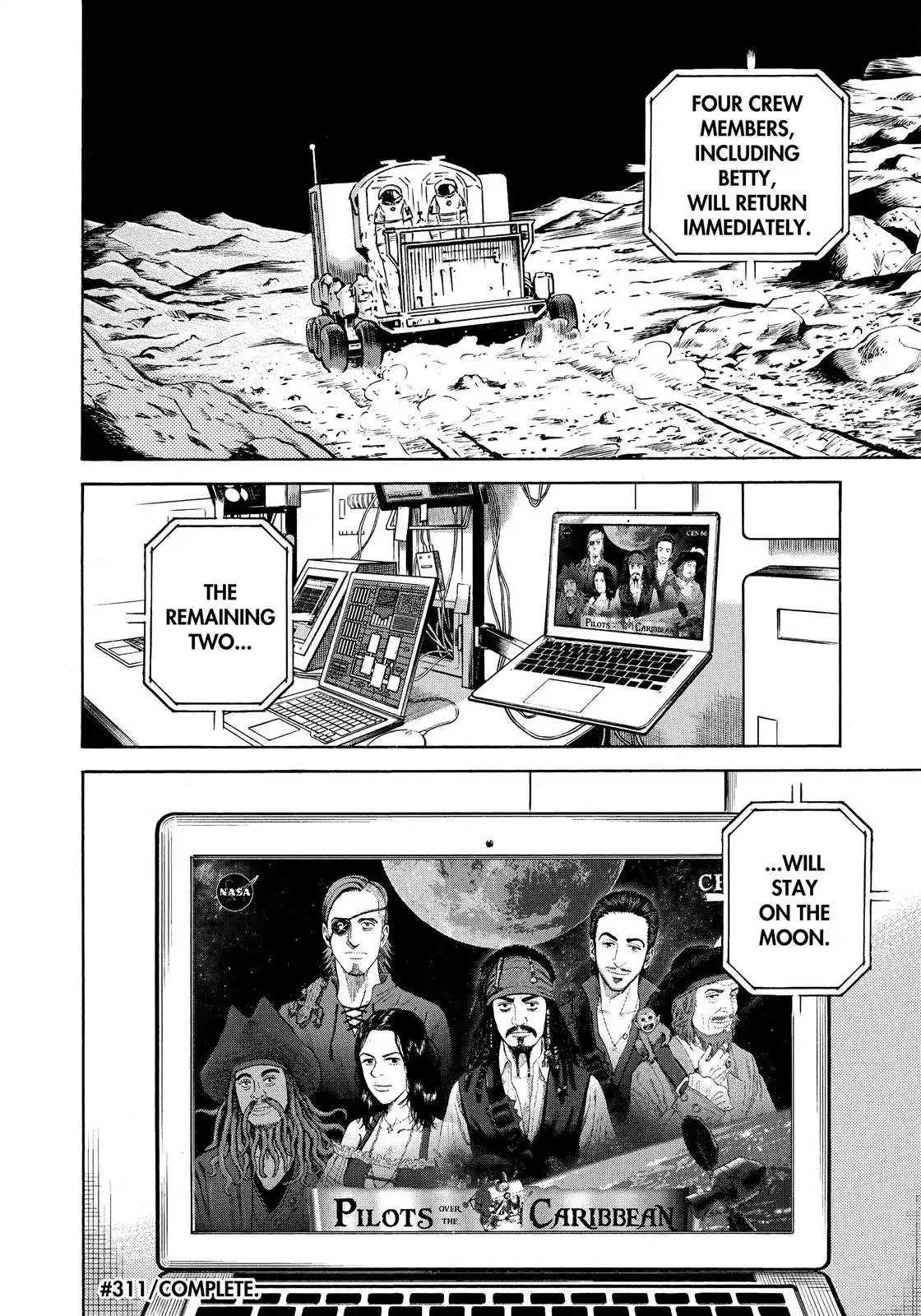 Read Uchuu Kyoudai chapter 311 image 20 on Lezhin