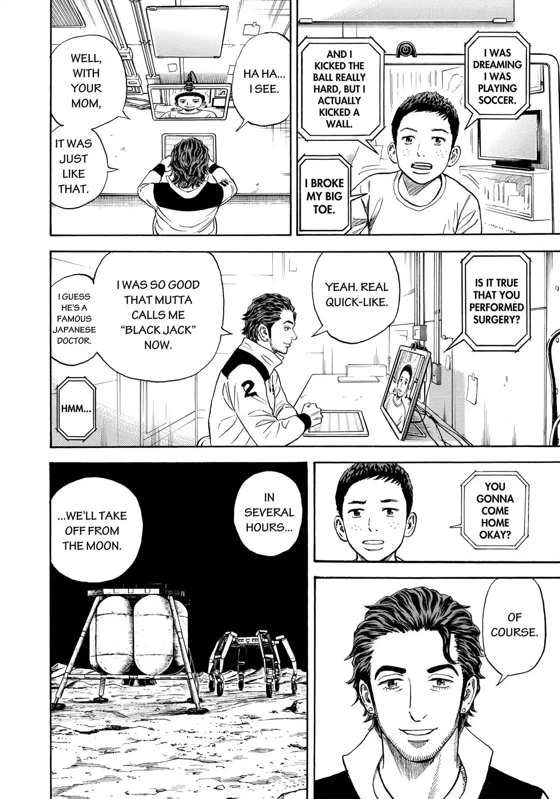 Read Uchuu Kyoudai chapter 312 image 18 on Lezhin