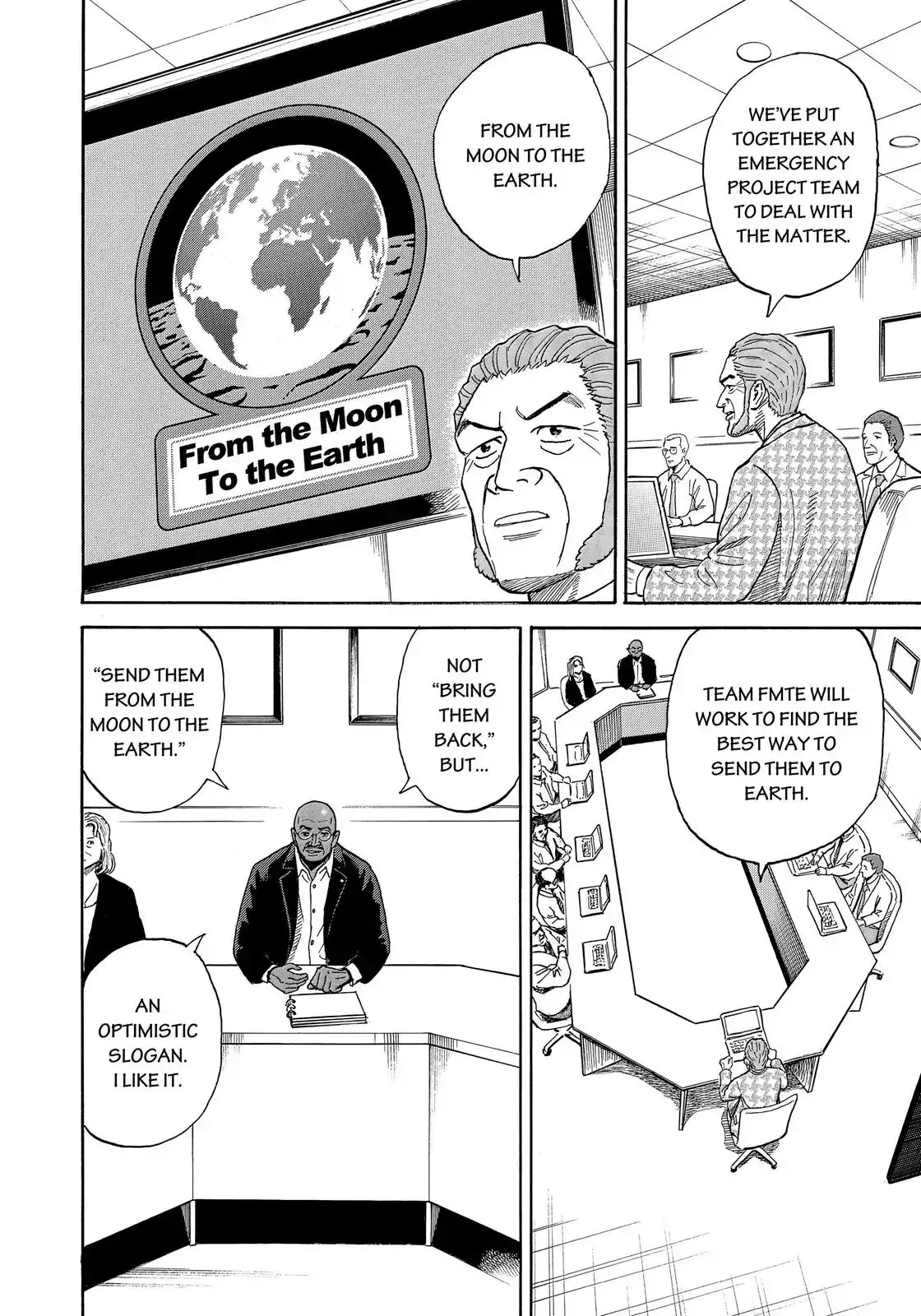 Read Uchuu Kyoudai chapter 323 image 18 on Lezhin