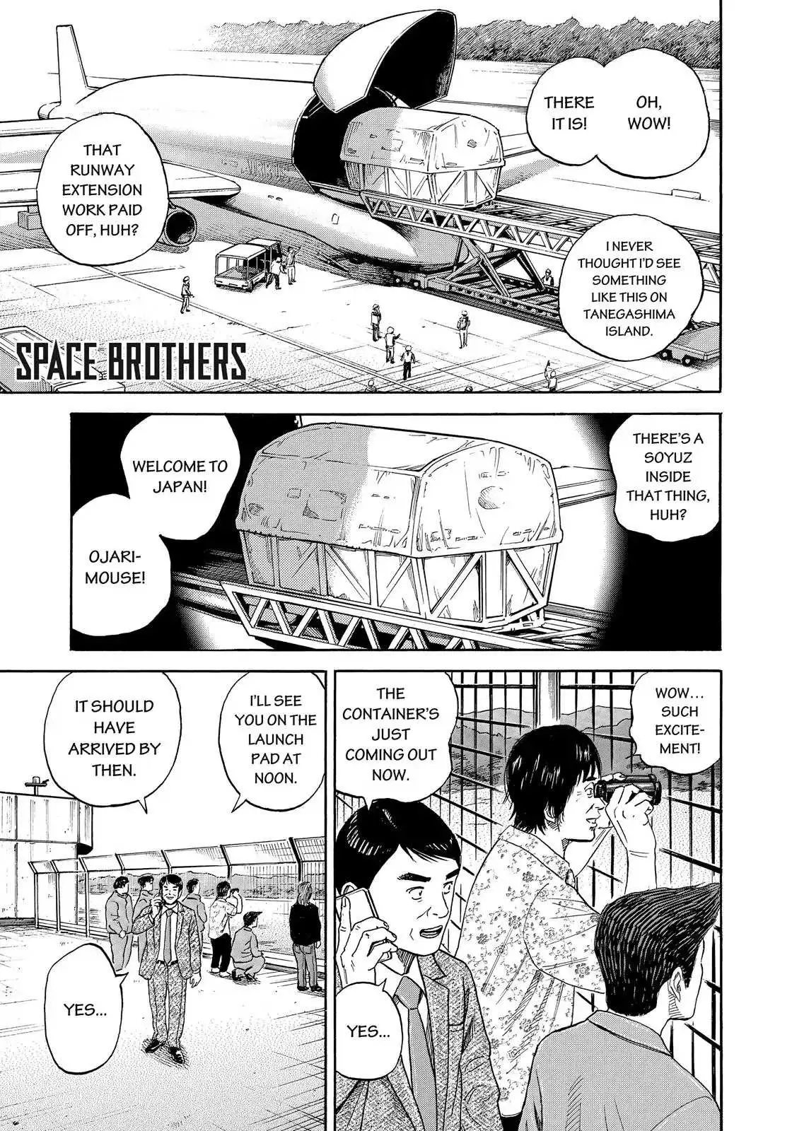 Read Uchuu Kyoudai chapter 325 image 1 on Lezhin