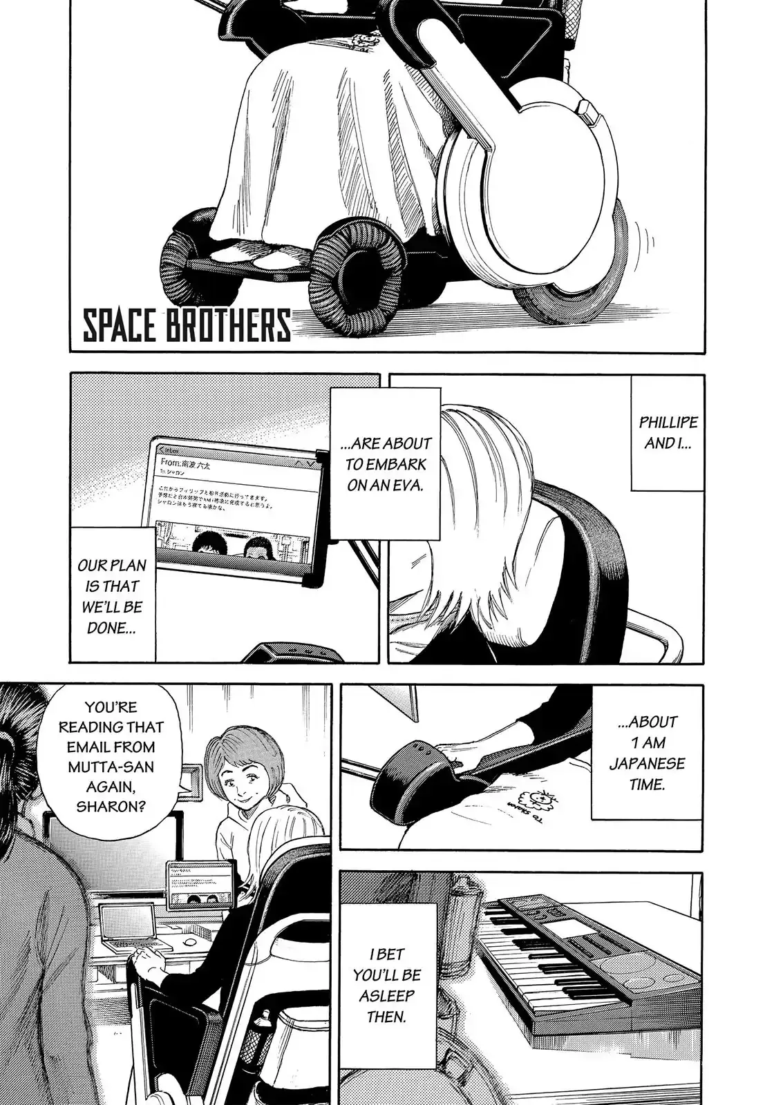 Read Uchuu Kyoudai chapter 328 image 1 on Lezhin