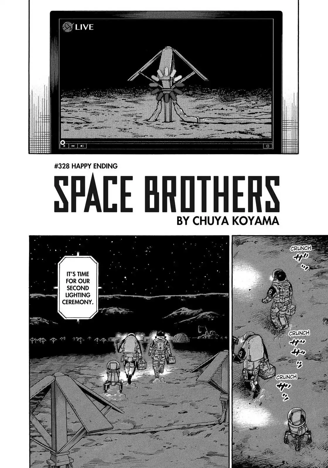 Read Uchuu Kyoudai chapter 328 image 4 on Lezhin