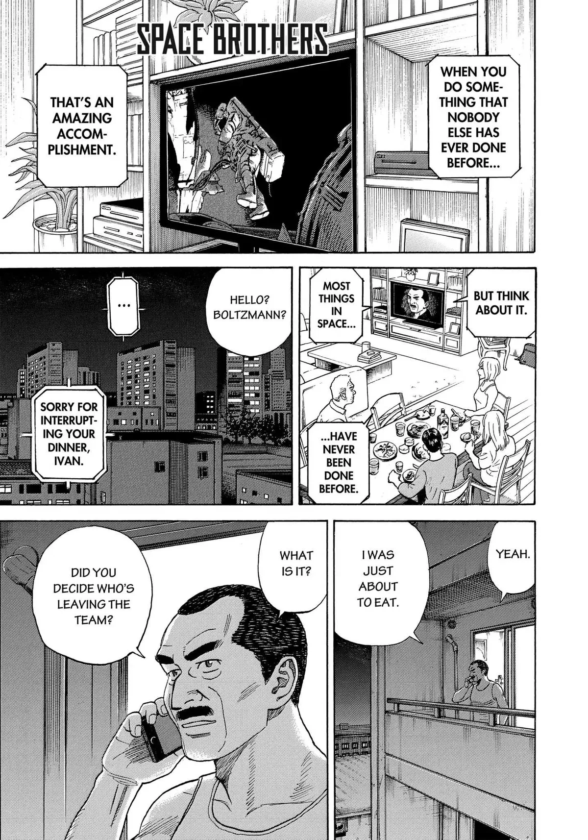 Read Uchuu Kyoudai chapter 333 image 1 on Lezhin