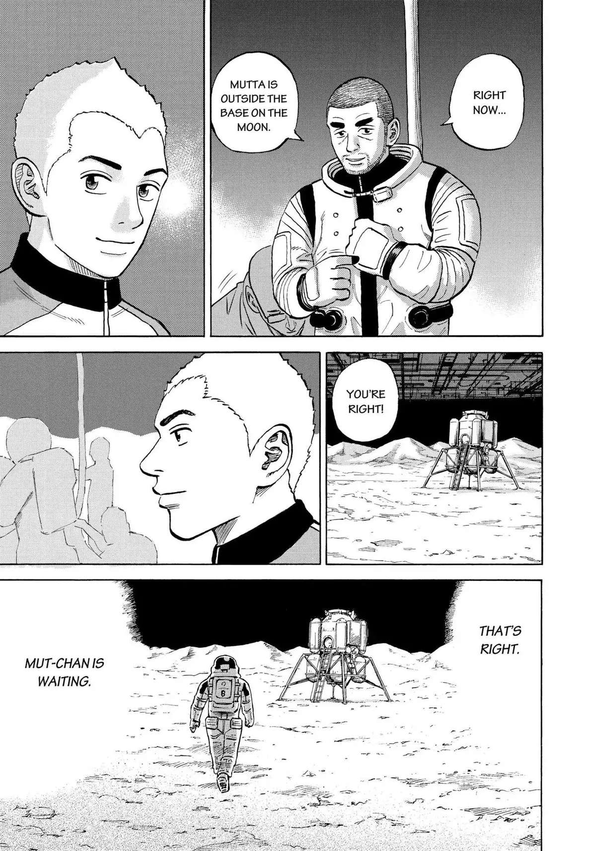Read Uchuu Kyoudai chapter 337 image 18 on Lezhin