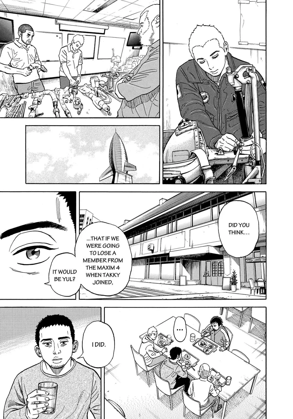 Read Uchuu Kyoudai chapter 337 image 7 on Lezhin