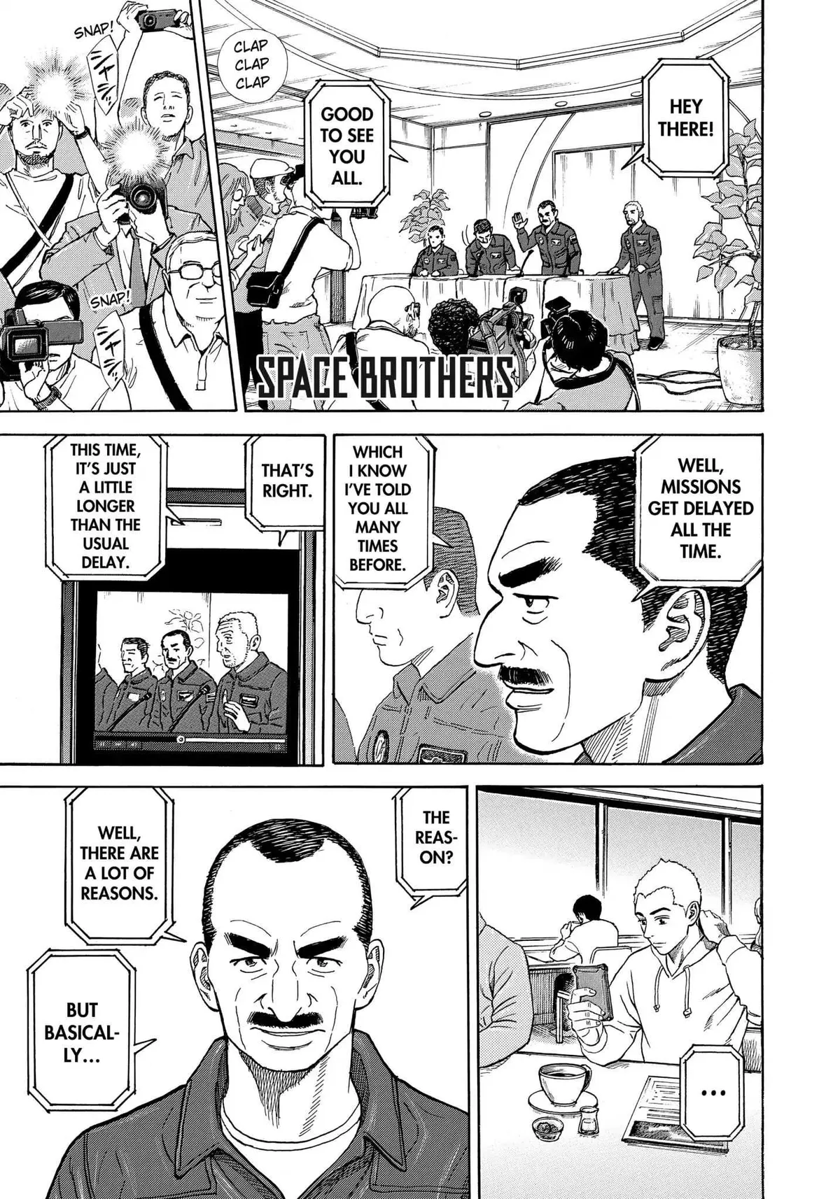 Read Uchuu Kyoudai chapter 338 image 1 on Lezhin