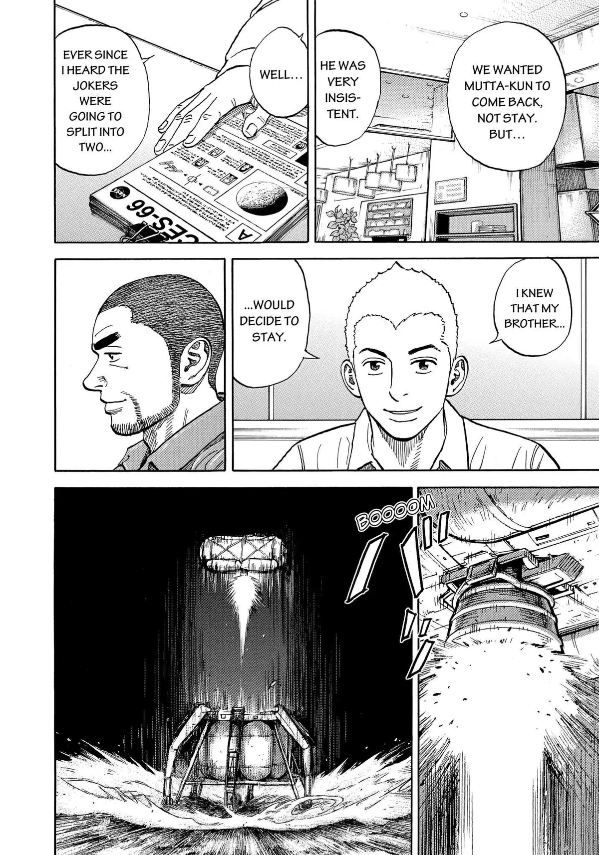 Read Uchuu Kyoudai chapter 338 image 10 on Lezhin