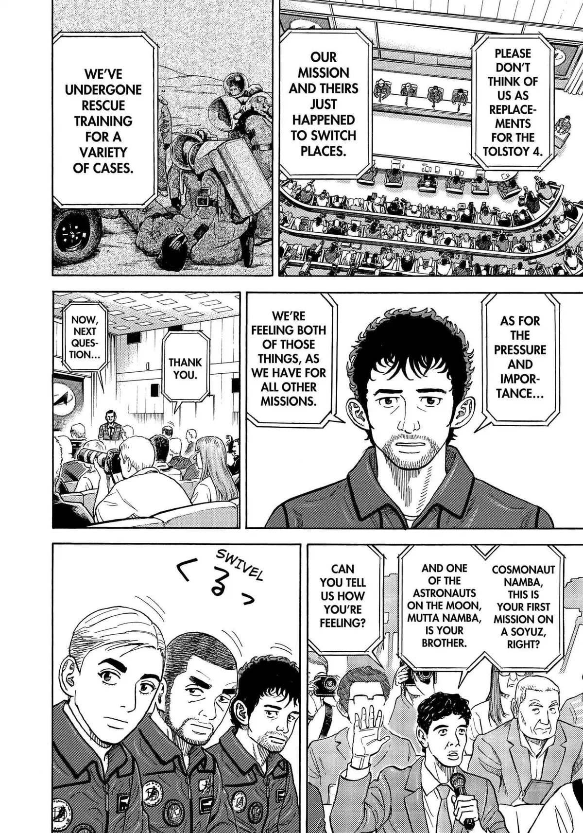 Read Uchuu Kyoudai chapter 338 image 18 on Lezhin