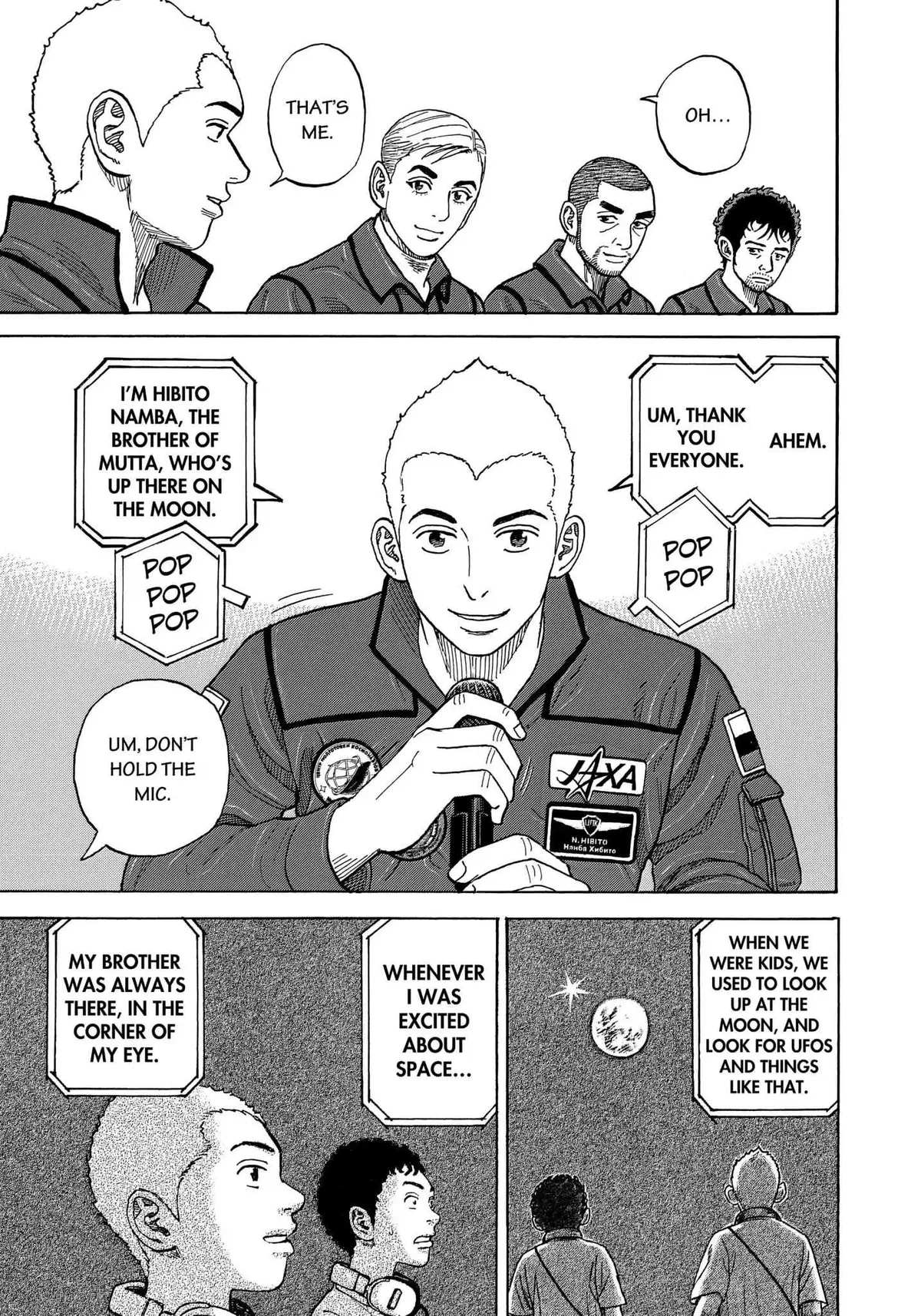 Read Uchuu Kyoudai chapter 338 image 19 on Lezhin