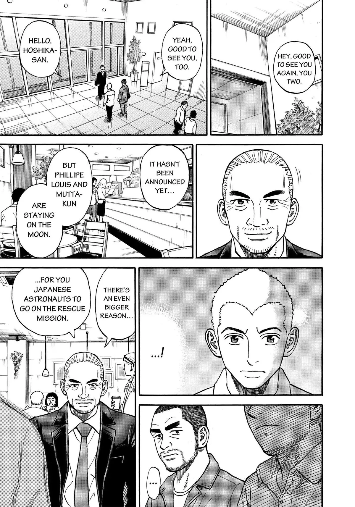 Read Uchuu Kyoudai chapter 338 image 9 on Lezhin