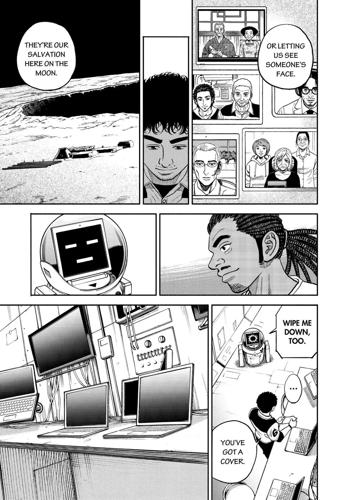 Read Uchuu Kyoudai chapter 341 image 13 on Lezhin