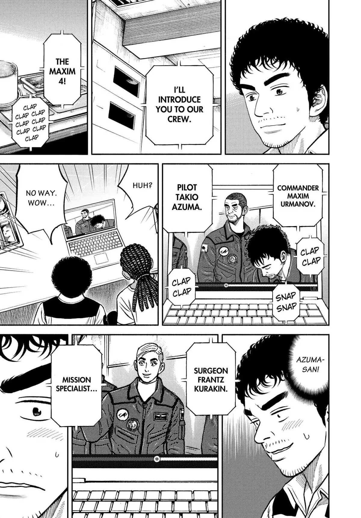Read Uchuu Kyoudai chapter 341 image 17 on Lezhin