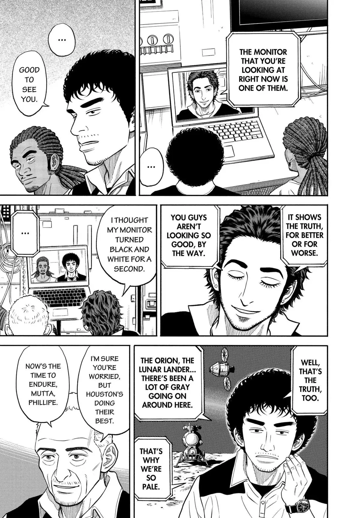 Read Uchuu Kyoudai chapter 341 image 5 on Lezhin