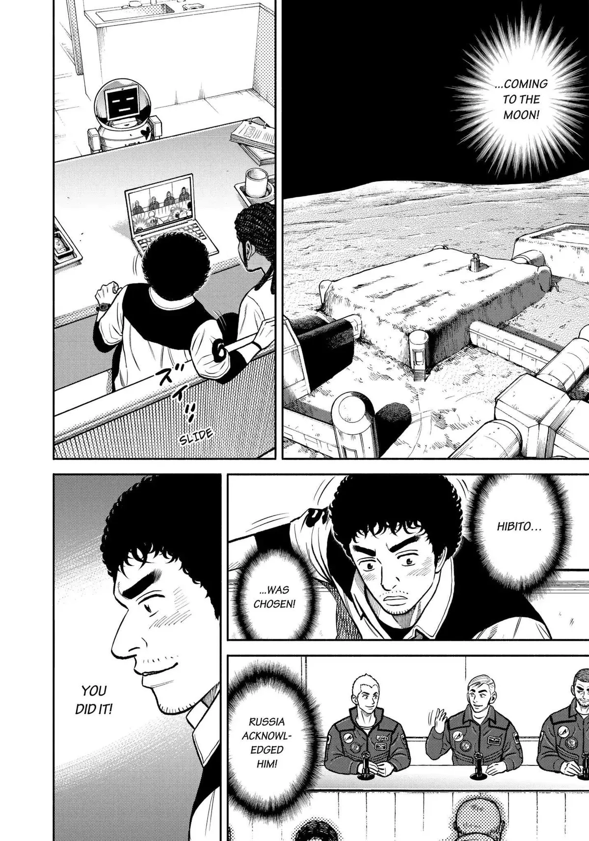 Read Uchuu Kyoudai chapter 342 image 4 on Lezhin
