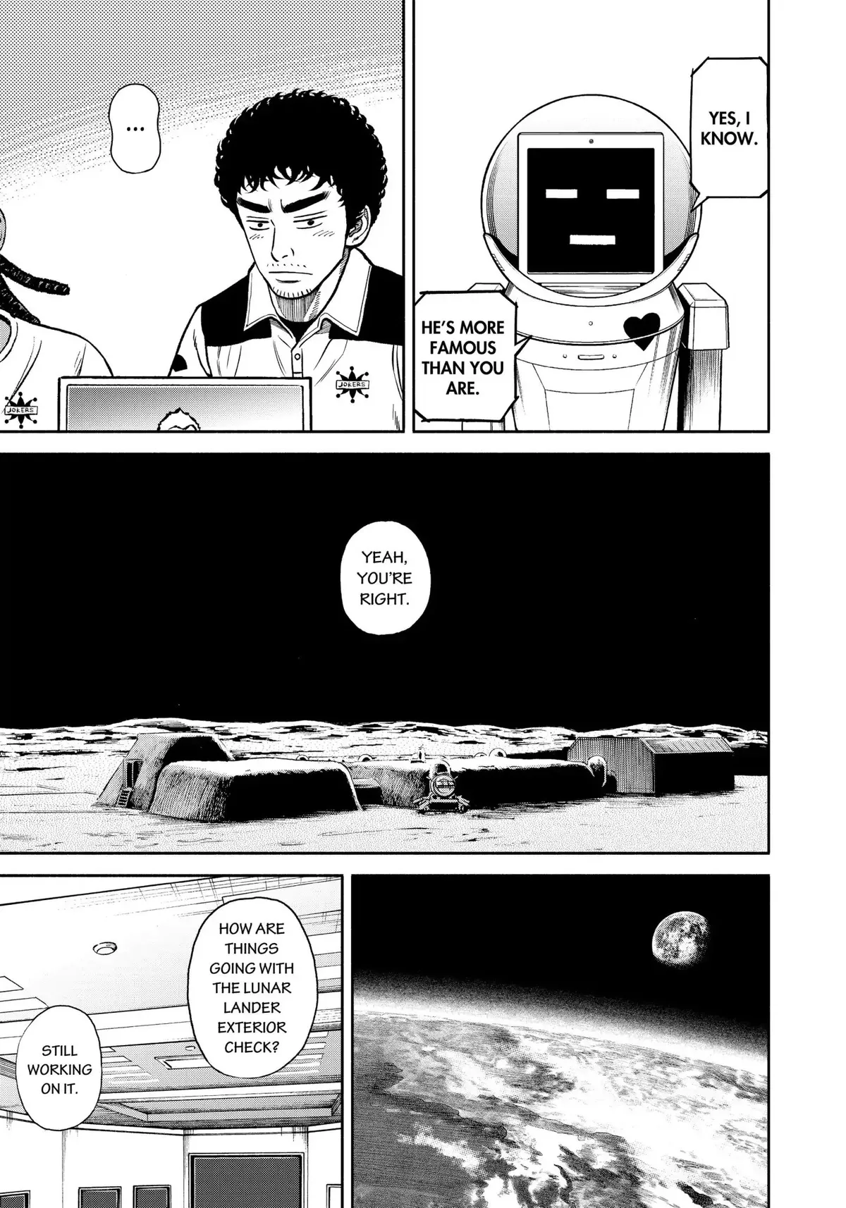 Read Uchuu Kyoudai chapter 342 image 7 on Lezhin