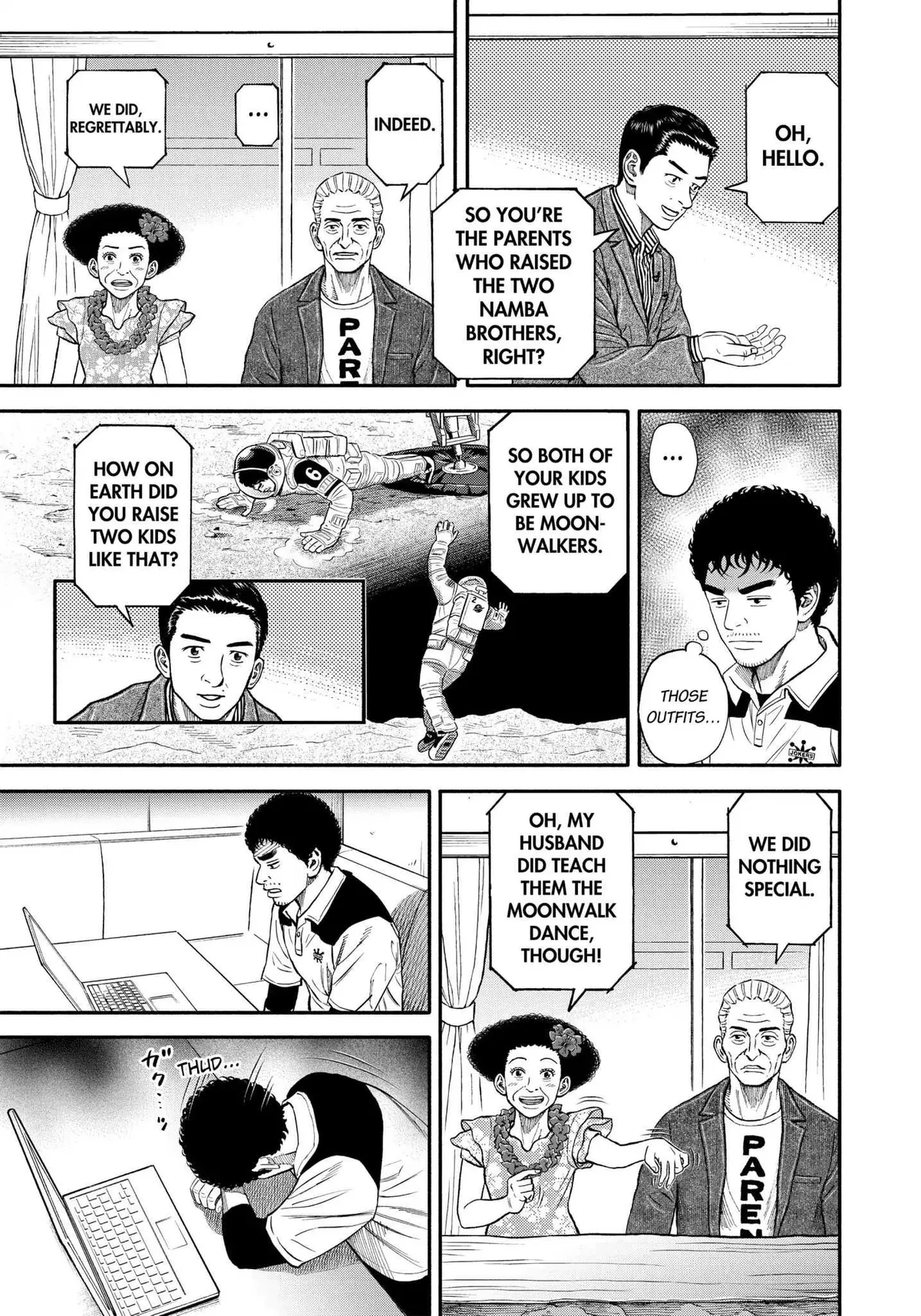 Read Uchuu Kyoudai chapter 343 image 15 on Lezhin