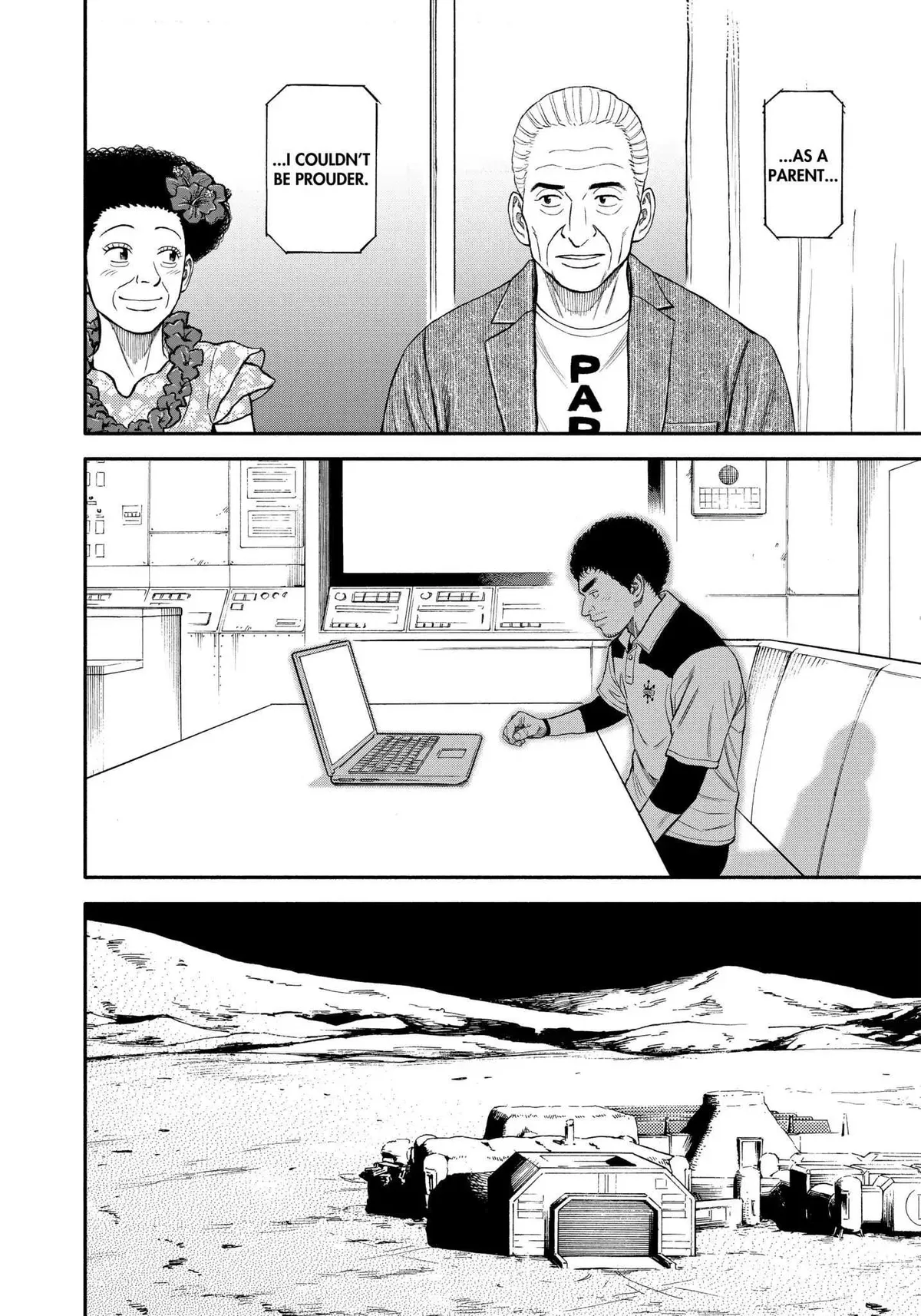 Read Uchuu Kyoudai chapter 343 image 22 on Lezhin