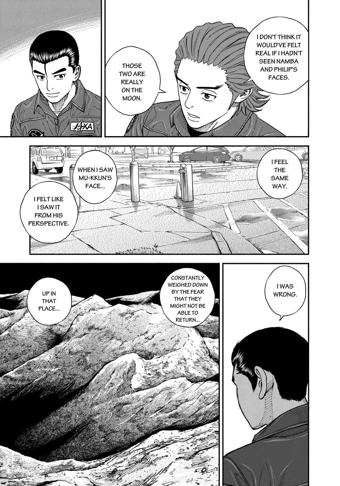 Read Uchuu Kyoudai chapter 351 image 18 on Lezhin