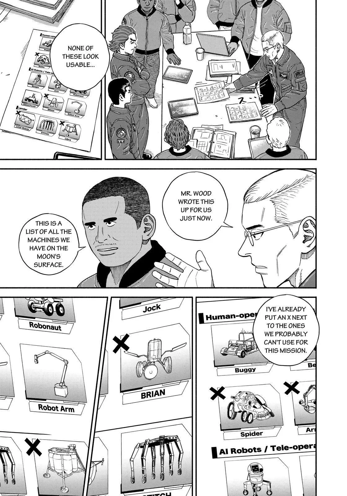 Read Uchuu Kyoudai chapter 351 image 6 on Lezhin