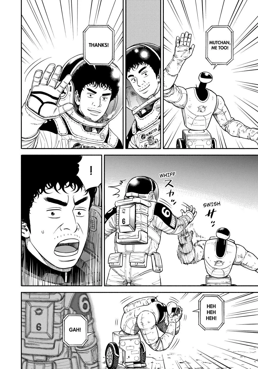 Read Uchuu Kyoudai chapter 358 image 1 on Lezhin