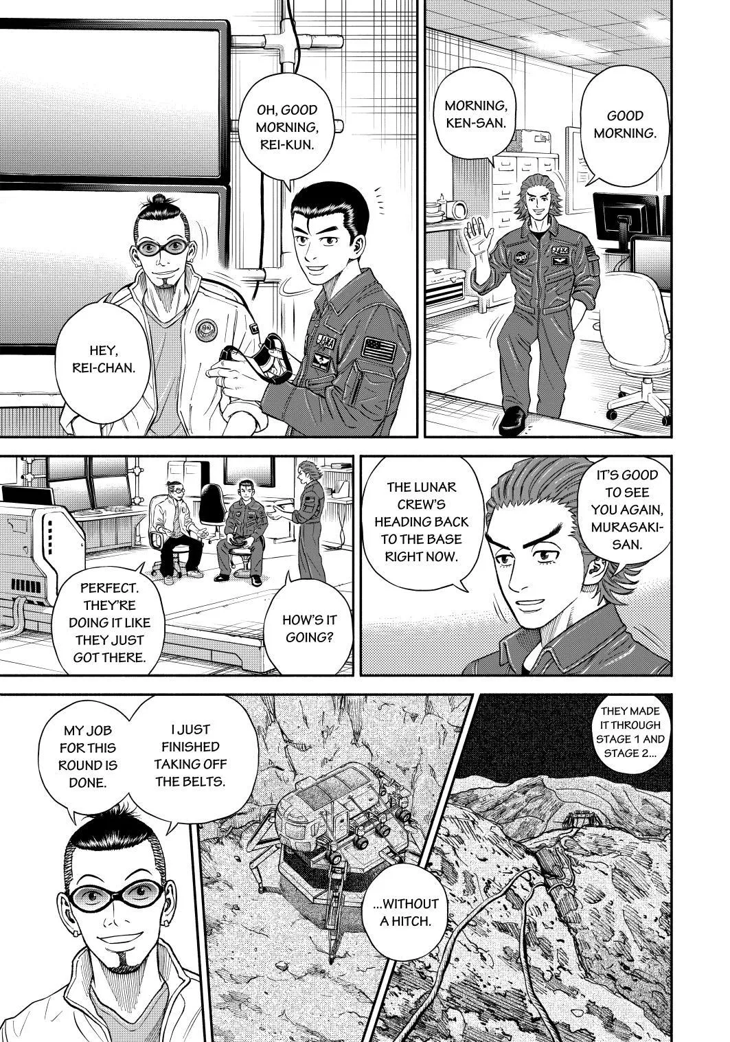 Read Uchuu Kyoudai chapter 358 image 14 on Lezhin