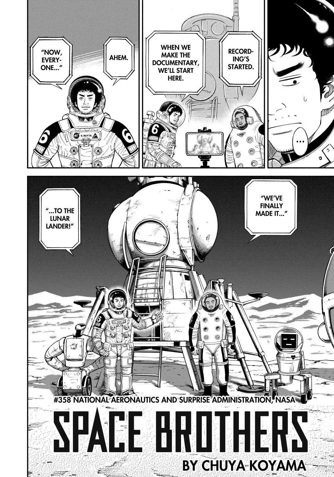 Read Uchuu Kyoudai chapter 358 image 3 on Lezhin