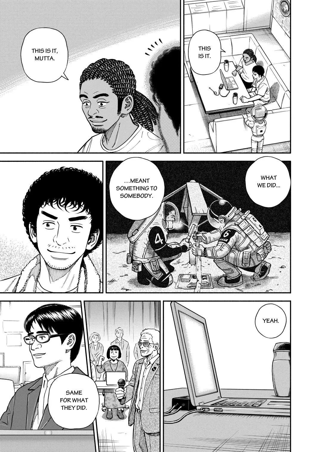 Read Uchuu Kyoudai chapter 361 image 12 on Lezhin