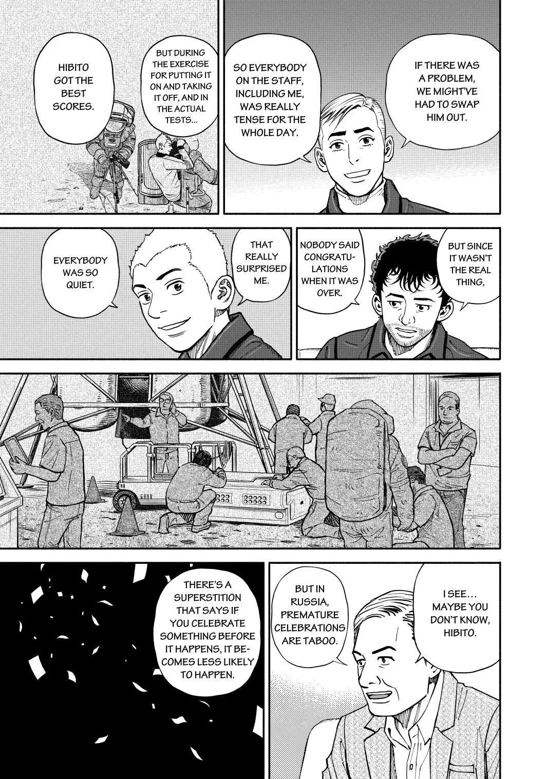 Read Uchuu Kyoudai chapter 362 image 18 on Lezhin