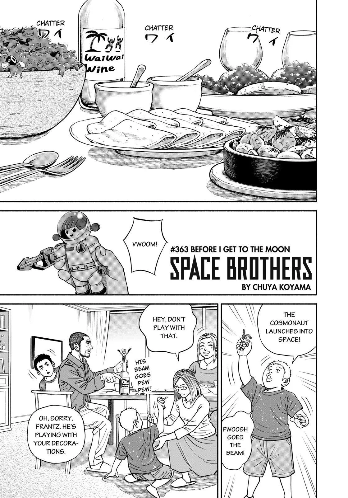 Read Uchuu Kyoudai chapter 363 image 4 on Lezhin