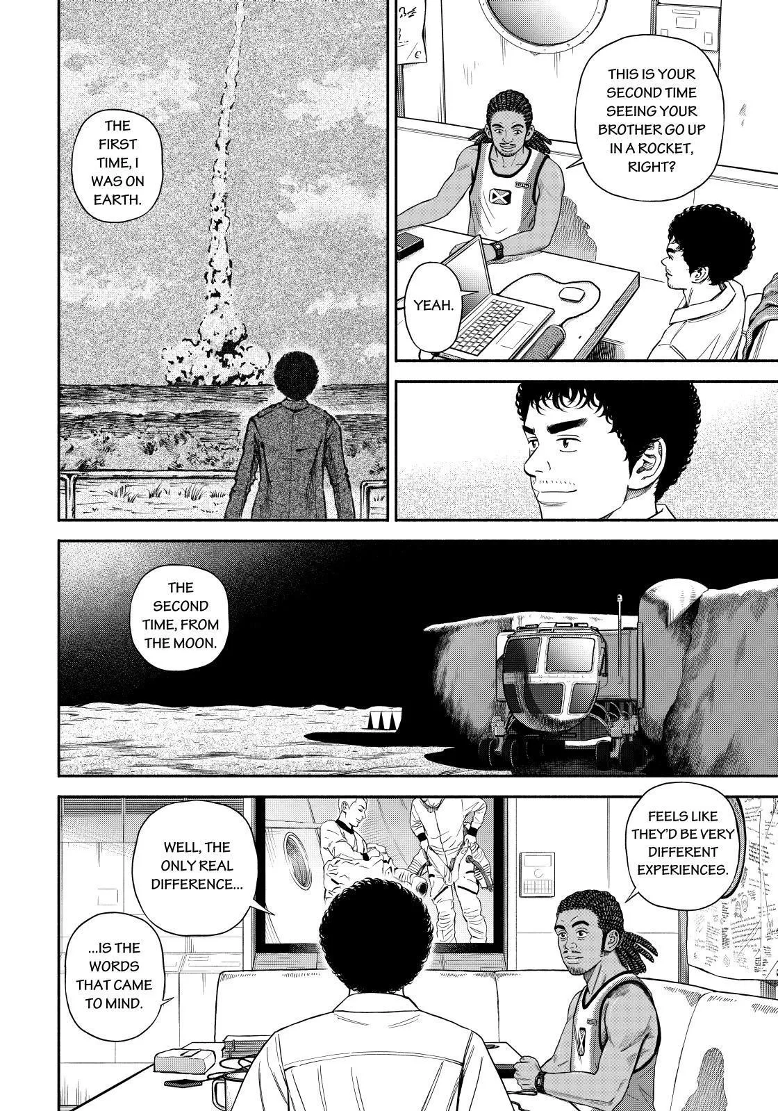 Read Uchuu Kyoudai chapter 369 image 11 on Lezhin