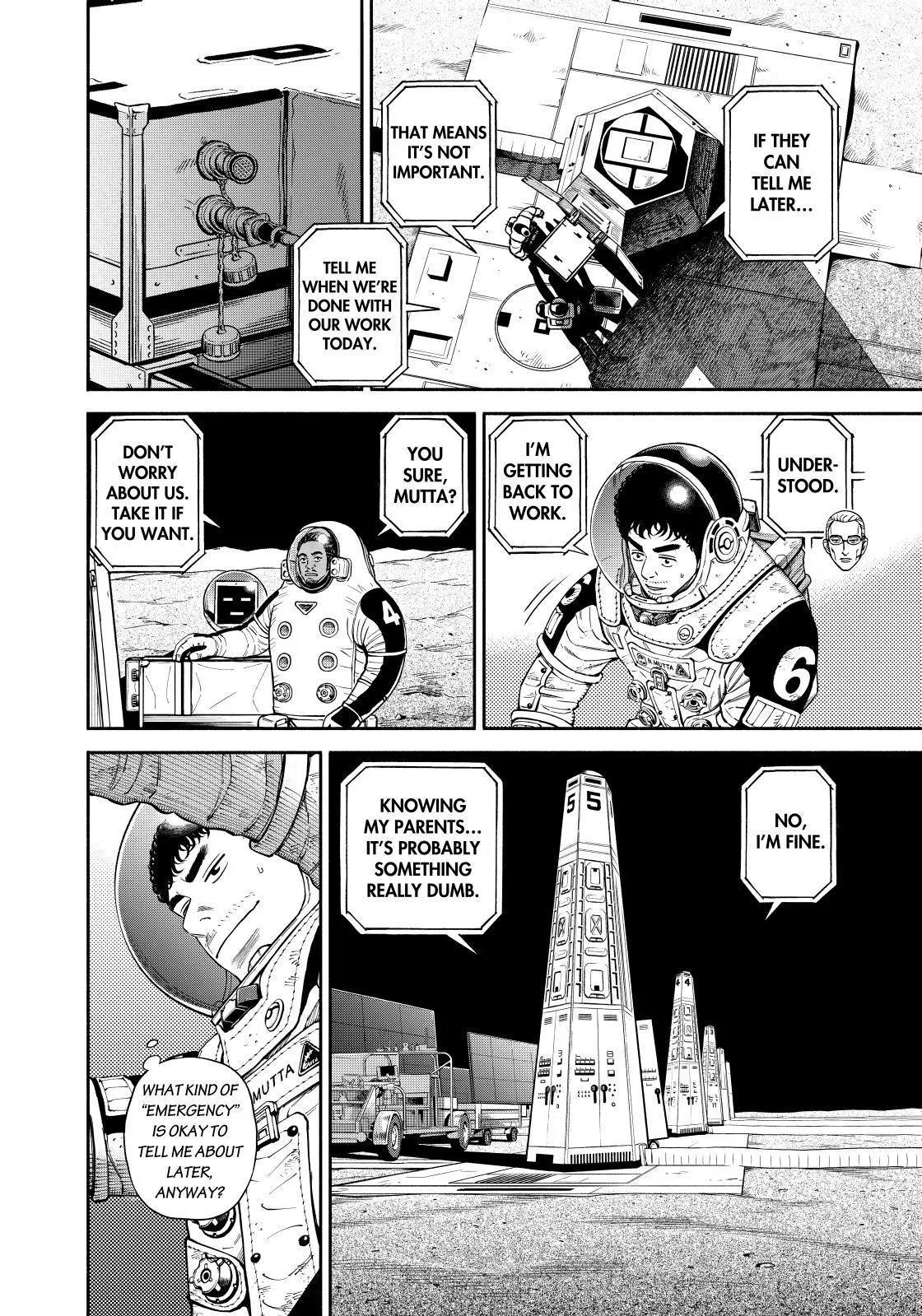 Read Uchuu Kyoudai chapter 371 image 1 on Lezhin