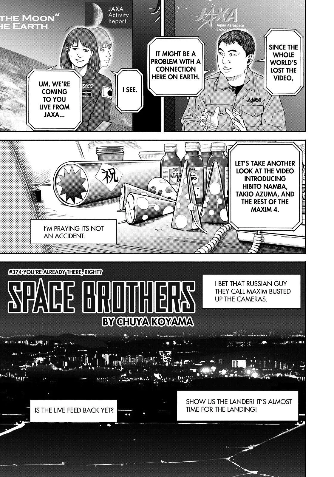 Read Uchuu Kyoudai chapter 374 image 2 on Lezhin