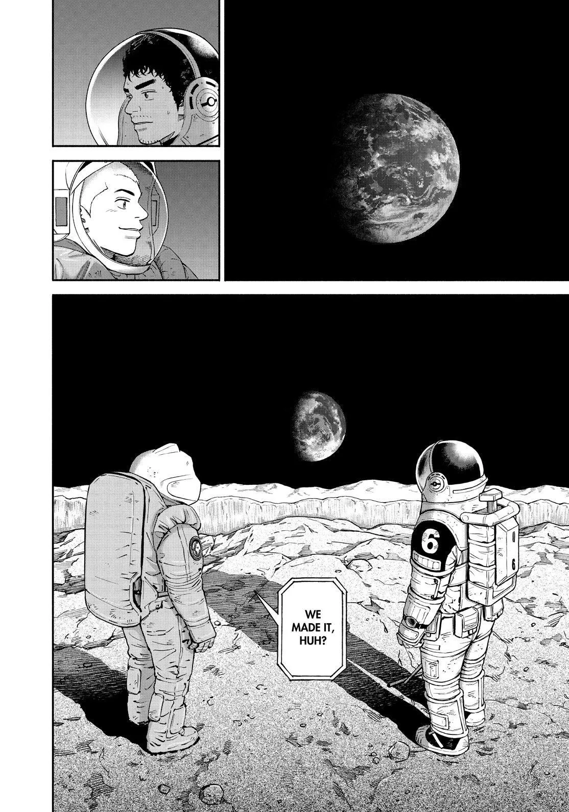 Read Uchuu Kyoudai chapter 376 image 1 on Lezhin
