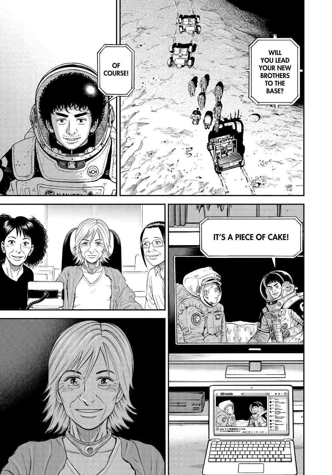 Read Uchuu Kyoudai chapter 376 image 18 on Lezhin