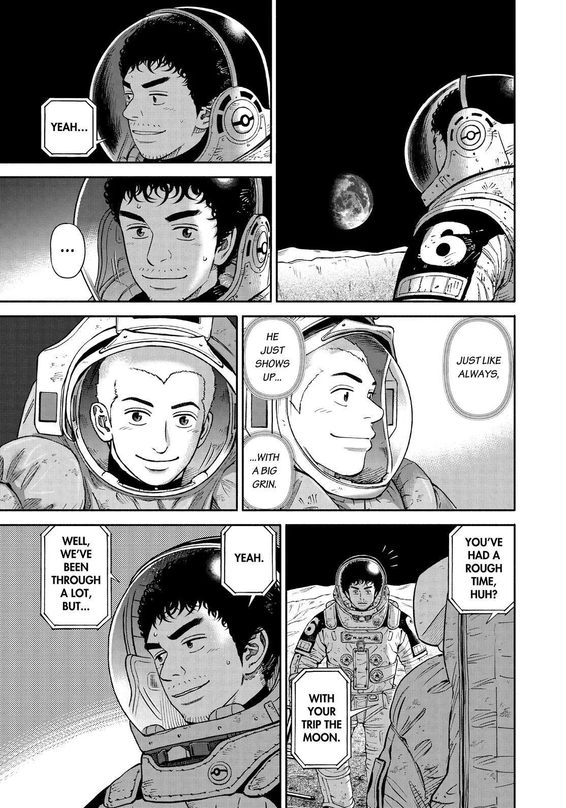 Read Uchuu Kyoudai chapter 376 image 2 on Lezhin