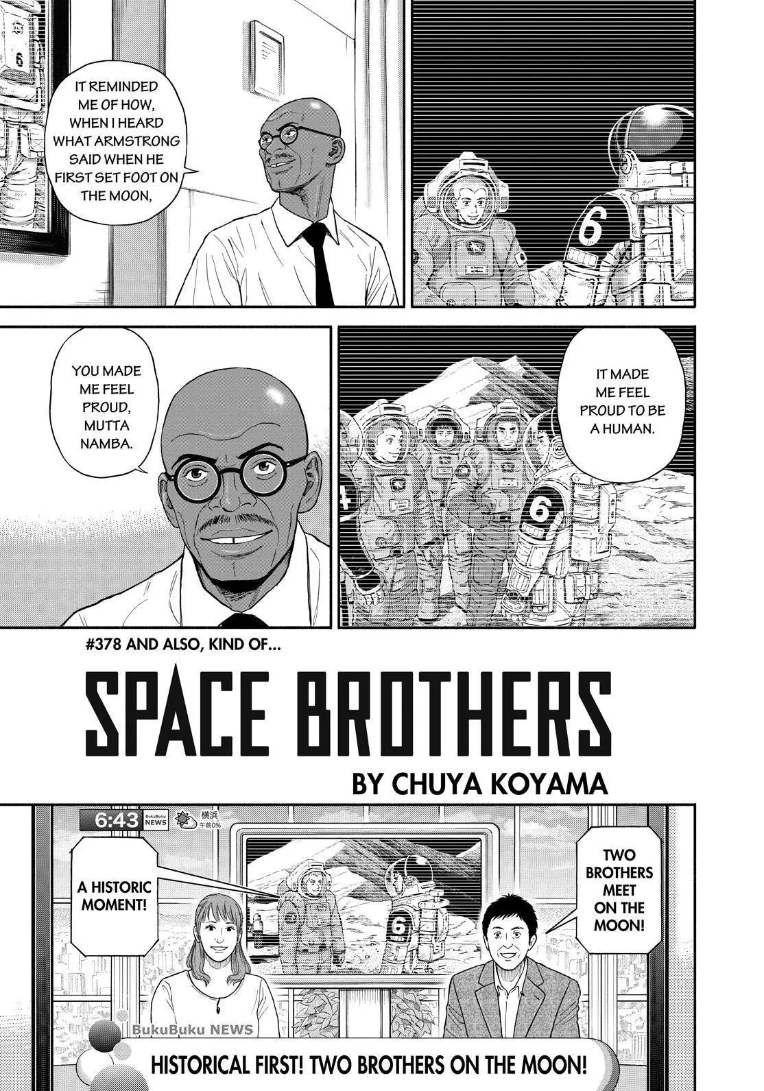 Read Uchuu Kyoudai chapter 378 image 2 on Lezhin