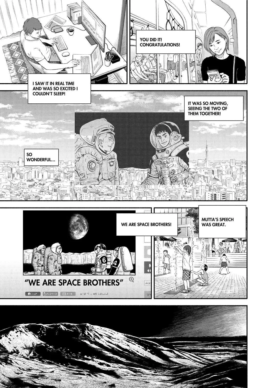 Read Uchuu Kyoudai chapter 378 image 4 on Lezhin