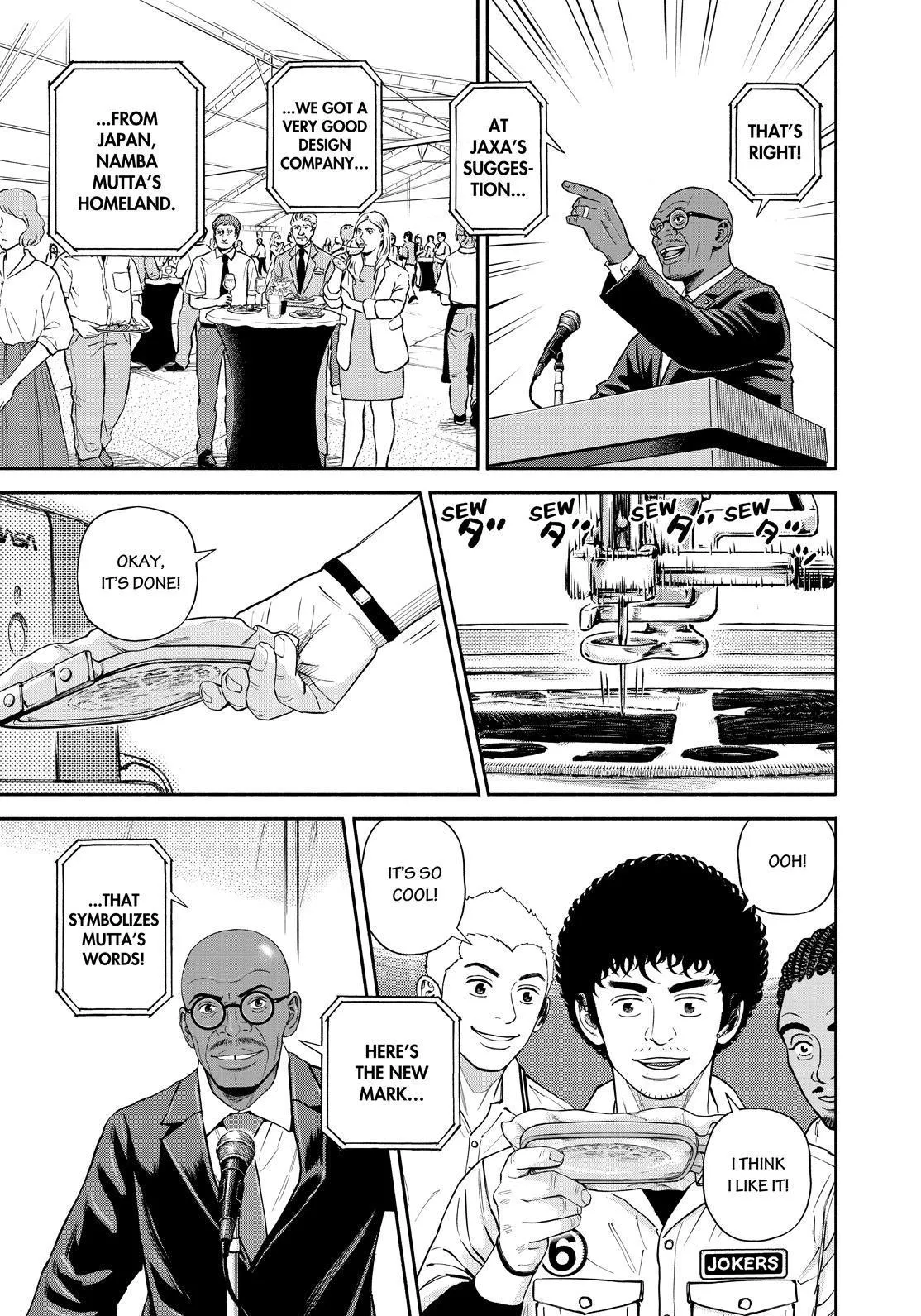 Read Uchuu Kyoudai chapter 382 image 10 on Lezhin