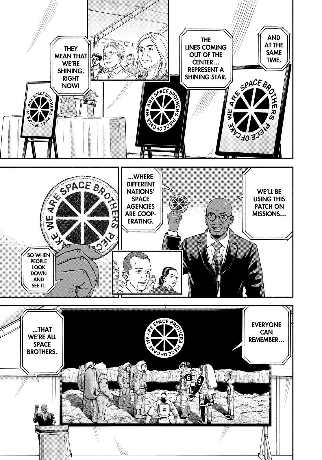 Read Uchuu Kyoudai chapter 382 image 12 on Lezhin