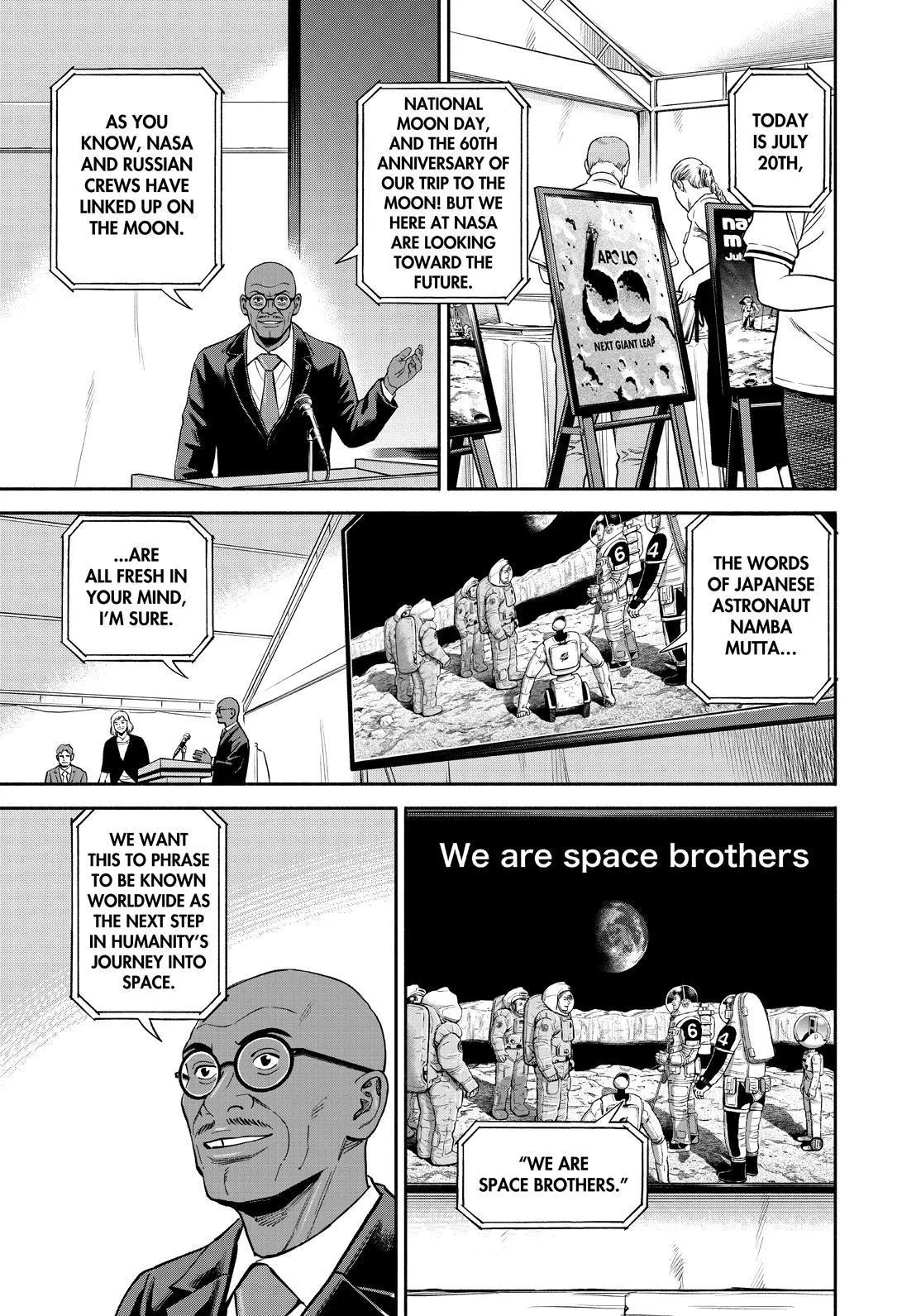 Read Uchuu Kyoudai chapter 382 image 8 on Lezhin