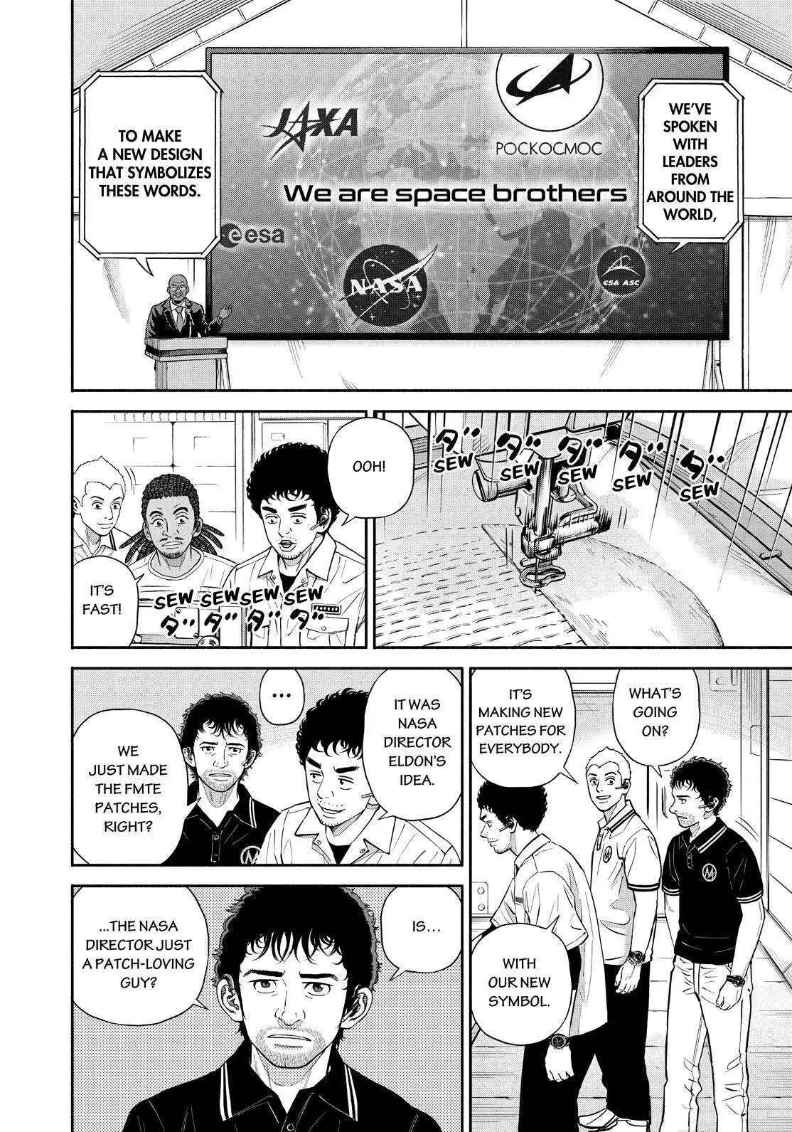 Read Uchuu Kyoudai chapter 382 image 9 on Lezhin