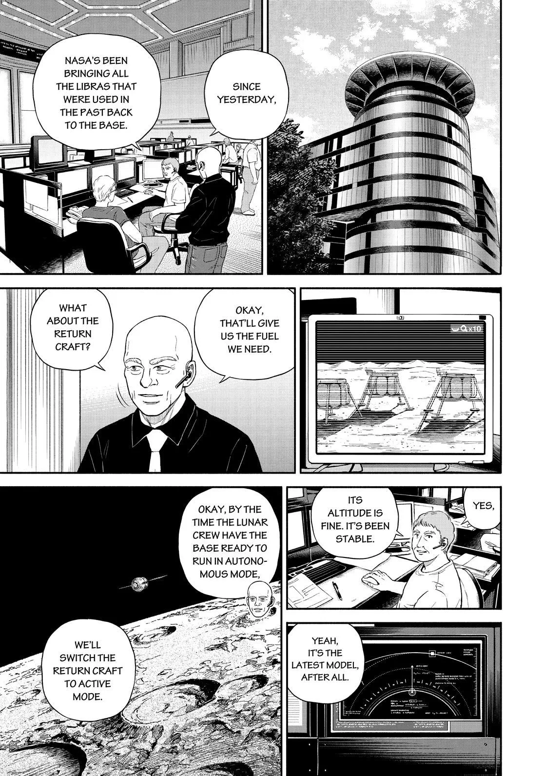 Read Uchuu Kyoudai chapter 388 image 12 on Lezhin